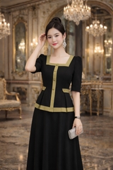 Set Katosa Cổ Vuông Phối Màu-KTS32307240