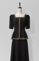 Set Katosa Cổ Vuông Phối Màu-KTS32307240