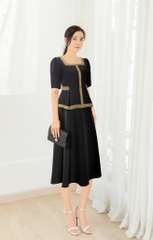 Set Katosa Cổ Vuông Phối Màu-KTS32307240