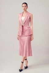 Áo Vest Lụa Nút Trang Trí Mentosa 2 Màu-AMTS230825H1