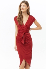 Đầm F21 Cổ V Cột Dây Eo-Dwf2C211218Ct