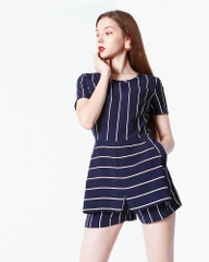 Jumpsuit Short Cổ Tròn Tay Con - V2011101218