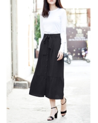 Chân Váy Mentosa Bèo Dây Eo Hàng Nút - H2211131218