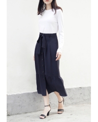 Chân Váy Mentosa Bèo Dây Eo Hàng Nút - H2211131218