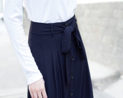 Chân Váy Mentosa Bèo Dây Eo Hàng Nút - H2211131218