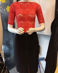 Áo Guess Ren Cổ Tim-Wagm2212