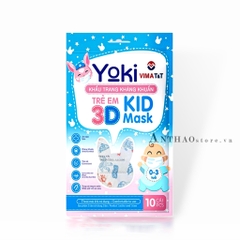 Set 5 Gói Khẩu Trang Yoki Trẻ Em từ 1 đến 3t (50 cái)-TYKTB032225
