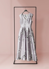 Đầm Katosa Cổ Tim Dáng Xòe-KTS222011