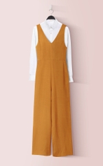 Jumpsuit Cổ Tim Sát Nách-KTS231106