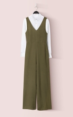 Jumpsuit Cổ Tim Sát Nách-KTS231106