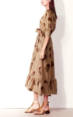 Đầm Katosa Họa Tiết Caro Tròn-TPSXD110723