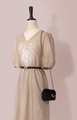 Đầm Katosa Linen Thêu-KTS32202241