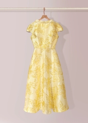 Đầm Gấm Cổ Cao-KTS32703241