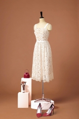 Đầm Mentosa 2 Dây Tùng Xòe-MTS31511244