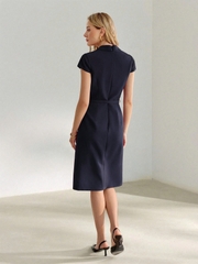 Đầm CK Xếp Ly Quạt-CK211224