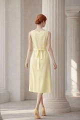 Đầm Mentosa Linen Thắt Eo-DMTS051125L1