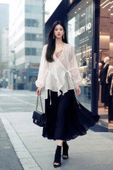 Áo Khoác Mentosa Dáng Rủ Nhẹ 2 Màu-ATMTS061025L1