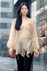 Áo Khoác Mentosa Dáng Rủ Nhẹ 2 Màu-ATMTS061025L1