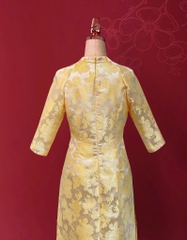 Set Áo Dài Hoa Gấm Tô Châu Mentosa 4 Màu-ADMTS200126L1