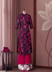 Set Áo Dài Hoa Gấm Tô Châu Mentosa 4 Màu-ADMTS200126L1