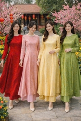 Set Áo Dài Ý Thanh Mentosa 4 Màu-ADMTS220925