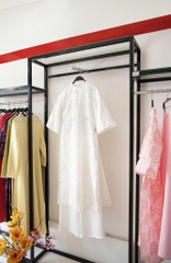 Set Áo Dài Gấm Nổi 3D Mentosa 3 Màu-MTS303122401L2