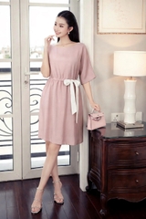 Đầm Mentosa Linen Thắt Eo 3 Màu-DMTS130925L1