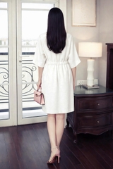 Đầm Mentosa Linen Thắt Eo 3 Màu-DMTS130925L1