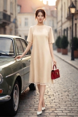 Set Đầm Tơ Mây Mentosa-DMTS231025L1