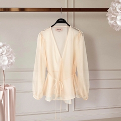 Áo Tơ Mentosa Dáng Peplum-ATMTS240925L1