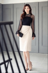 Chân Váy Quấn Linen Katosa-VMTS070925N1