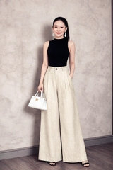 Quần Mentosa Cạp Cao Xếp Ly-QMTS120925L1