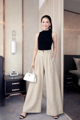 Quần Mentosa Cạp Cao Xếp Ly-QMTS120925L1