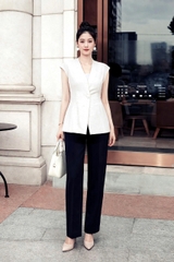 Áo Vest Mentosa Không Tay Form Suông 3 Màu-AVMTS071025L1