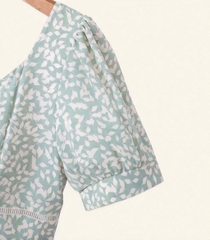 Đầm Midi Phối Họa Tiết-TPSRMD250326