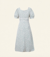 Đầm Midi Phối Họa Tiết-TPSRMD250326