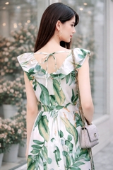 Đầm Katosa Tay Bèo Cổ Tim Sát Nách 2 Màu-TPSXD280723