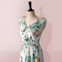 Đầm Katosa Tay Bèo Cổ Tim Sát Nách 2 Màu-TPSXD280723