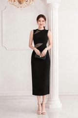 Đầm Mentosa Dạ Hội Sát Nách Phối Lưới - K1M11150120