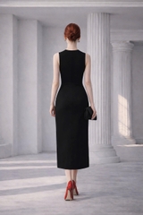 Đầm Mentosa Dạ Hội Sát Nách Phối Lưới - K1M11150120