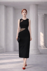 Đầm Mentosa Dạ Hội Sát Nách Phối Lưới - K1M11150120