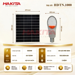 Đèn Đường Tennis Năng Lượng Mặt Trời 1000W