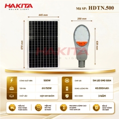 Đèn Đường Tennis Năng Lượng Mặt Trời 500W