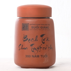 Bạch trà Shan tuyết Cổ thụ Suối Giàng - Hũ gốm 70g