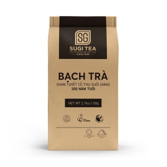 Bạch trà Shan Tuyết Cổ thụ Suối Giàng - Túi giấy 50g