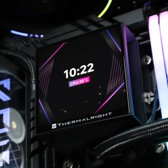 TẢN NHIỆT NƯỚC THERMALRIGHT HYPER VISION 360 UB ARGB BLACK (MÀU ĐEN/ MÀN HIỂN THỊ LCD)