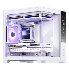 VỎ CASE JONSBO D34 WHITE (MÀU TRẮNG/ M-ATX/ HỖ TRỢ TẢN AIO 240MM)