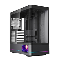 VỎ CASE JUNGLE LEOPARD AC-02 BLACK (KÍNH CONG/ MÀU ĐEN/ KHÔNG KÈM FAN/ MÀN LCD HIỂN THỊ)