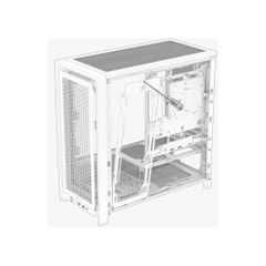 VỎ CASE CORSAIR FRAME 4000D WHITE (MÀU TRẮNG/ MID TOWER/ ATX/ USB-C)
