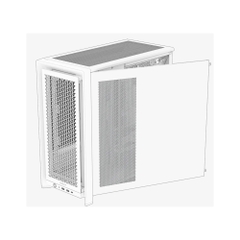 VỎ CASE CORSAIR FRAME 4000D WHITE (MÀU TRẮNG/ MID TOWER/ ATX/ USB-C)